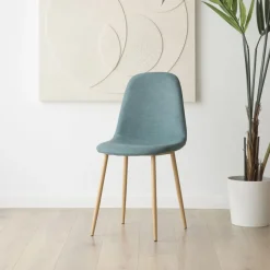 Allende Chaise rembourrée verte