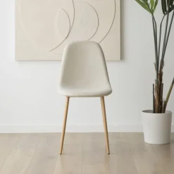 Allende Chaise rembourrée blanche