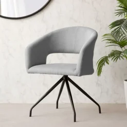 Austen Chaise de bureau de couleur gris