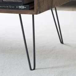 Baltic Table en bois massif et métal