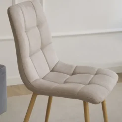 Basilea Chaise rembourrée beige
