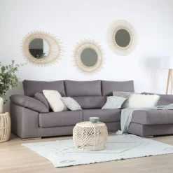 Beira Miroir rotin naturel