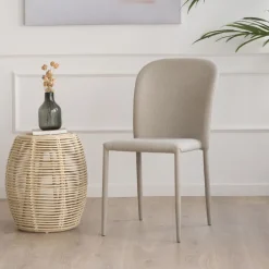 Beirut Chaise rembourrée beige