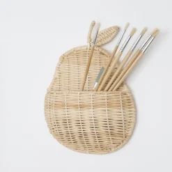 Birne Panier en forme de poire en rotin