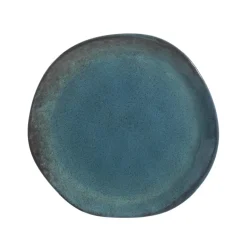 Blan Assiette bleu