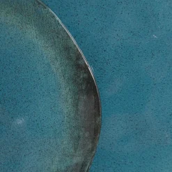 Blan Assiette bleu