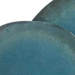 Blan Assiette bleu