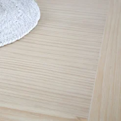 Blay Table à manger extensible carrée 90/180 en bois couleur naturelle