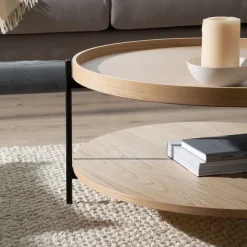 Bosco Table basse en bois et métal