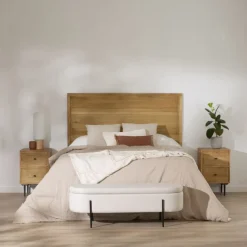 Brisbane Banque décoffrage avec rangement rembourré beige