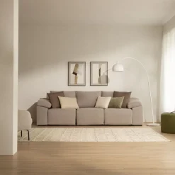 Bruni Canapé 4 places taupe