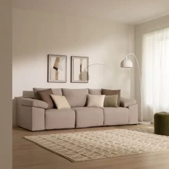 Bruni Canapé 4 places taupe