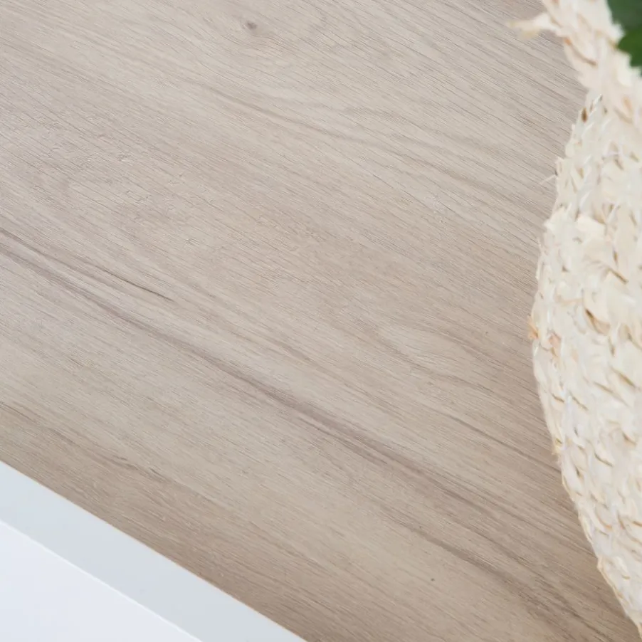Canes Meuble tv petit blanc mat et naturel duna