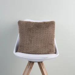 Chay Coussin chevron taupé