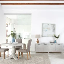 Cuzco Buffet bas en bois massif blanc wild