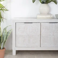 Cuzco Buffet bas en bois massif blanc wild