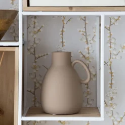 Dallas étagère murale en bois et métal blanc
