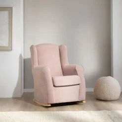 Danat Fauteuil &agrave; bascule rose