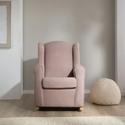 Danat Fauteuil &agrave; bascule rose