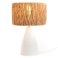Donak Lampe de table en corde et métal