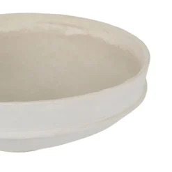 Edoni Bol blanc d40xh14.5cm en papier-m&acirc;ché