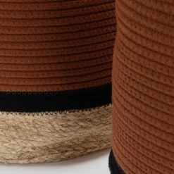 Ensemble De 2 paniers en coton