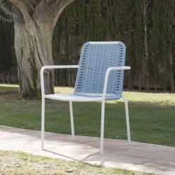 Ensemble Table inset et 6 chaises mink tourmaline/blanc