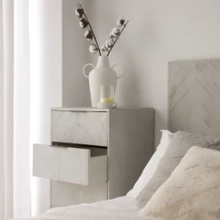 Enzo Symphonier en bois massif et métal couleur blanc wild