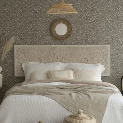 Fiore Tête de lit en bois sculpté pour lit de 150 et 160