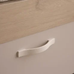Hansel Lit superposé avec lit gigogne pour matelas de 90x190 avec échelle &agrave; gauche
