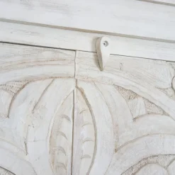 Indira Armoire en bois massif sculpté de manguier