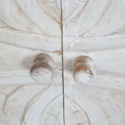 Indira Armoire en bois massif sculpté de manguier
