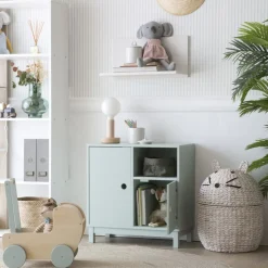 Kadi Meuble enfant avec rangement vert