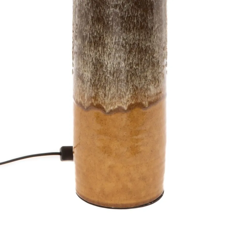 Laram Lampe de table en grès et coton