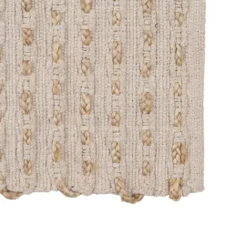 Larka Tapis de salon en jute et coton
