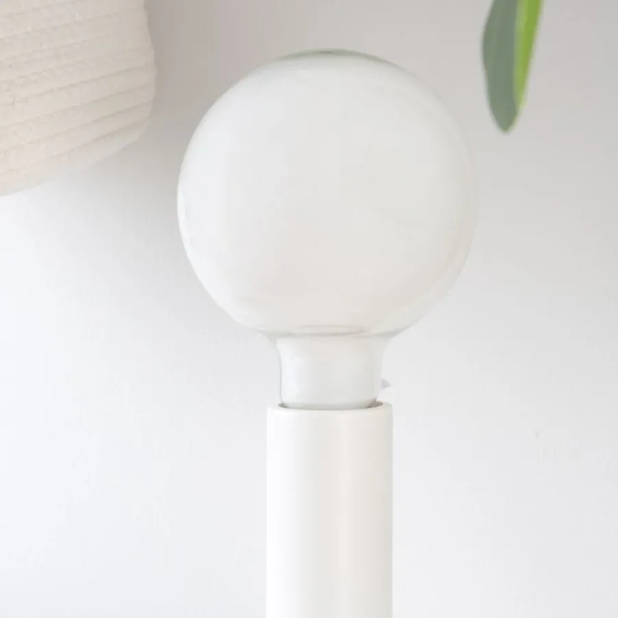 Lille Lampe table blanc-câble anthracite