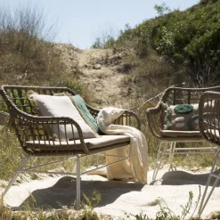 Mattia Canapé de jardin 2 places en rotin synthétique