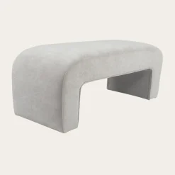 Memoir Banco descalzador tapizado beige