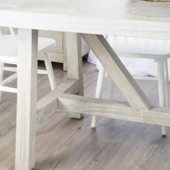 Milner Table &agrave; manger rectangulaire en bois massif