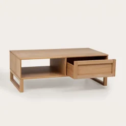 Olivia Table basse en bois massif naturel