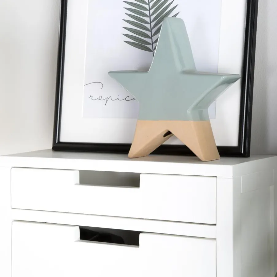 Orus Chaussure étroit suspendu en bois laqué blanc