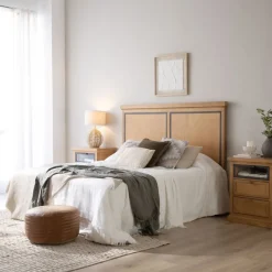 Parma T&ecirc;te de lit en bois massif de manguier et métal pour lit de 150 et 160
