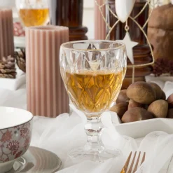 Parties Verre &agrave; pied en cristal de 240 ml