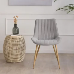 Roma Chaise rembourrée gris