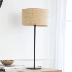 Saya Lampe table table grand base noir
