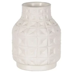 Vasas Vase en céramique blanc