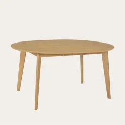 Vivien Mesa de comedor extensible redonda 120/150 de madera natural