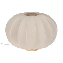 Zalka Lampe de table en métal et tissu